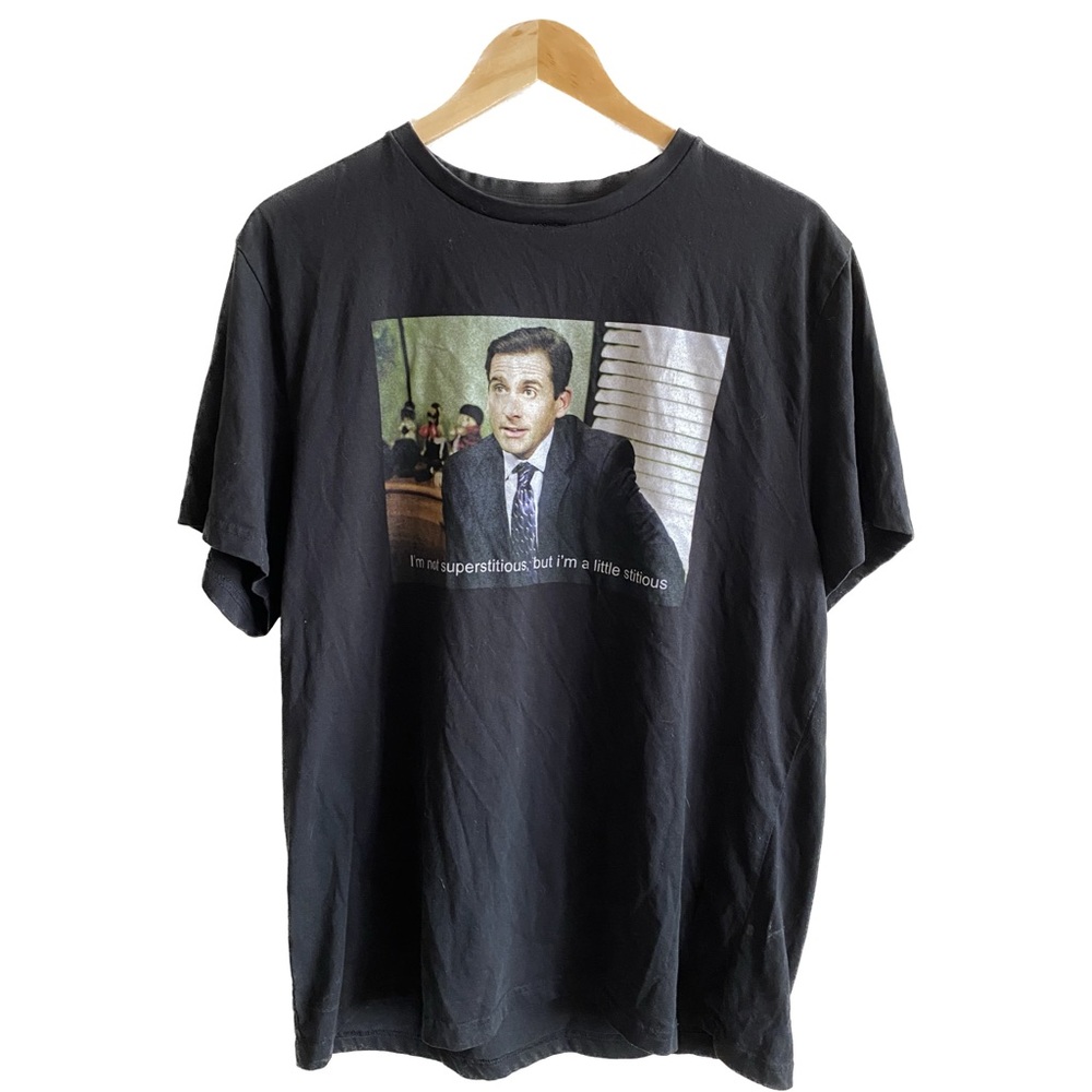 The Office T-Shirt Short Sleeve Michael Scott Men’s Size L - Black
